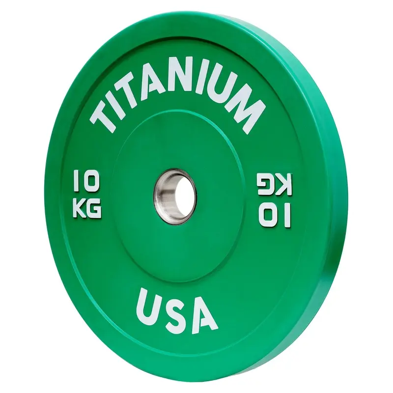 TITANIUM USA 10KG ECO SERIES BUMPER PLATE