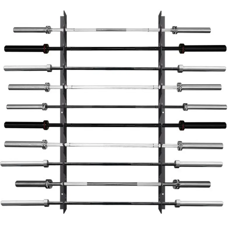 TITANIUM USA WALL MOUNTED BARBELL RACK 10 BARS