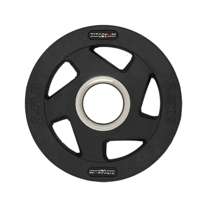 TITANIUM USA 1.25KG PREMIUM RUBBER COATED WEIGHT PLATE