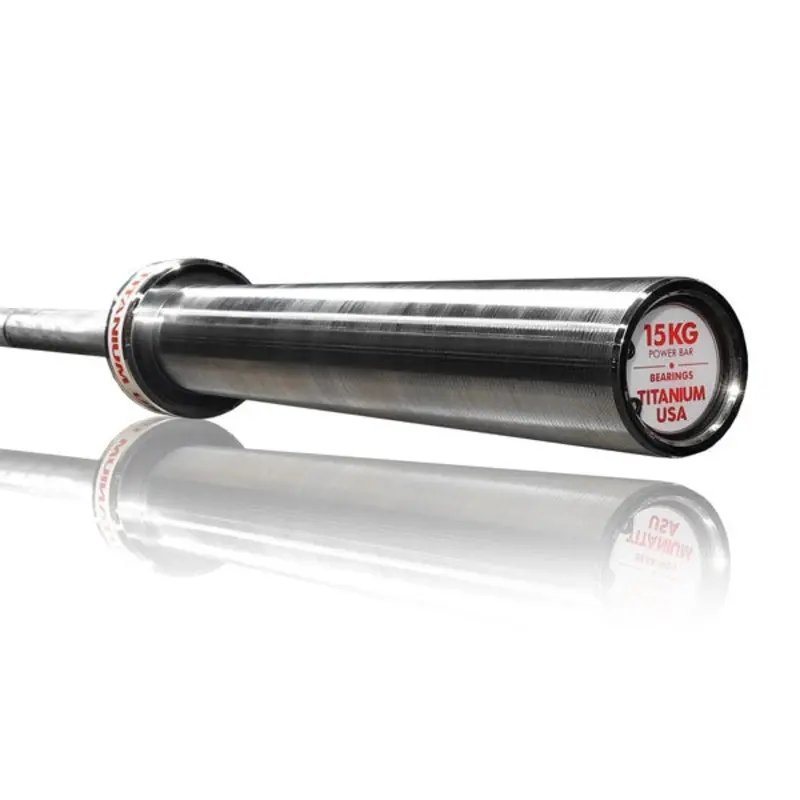 TITANIUM USA 15KG OLYMPIC POWER BARBELL