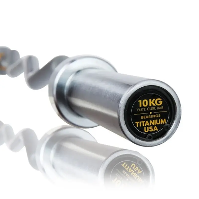 TITANIUM USA ELITE SERIES EZ CURL BARBELL