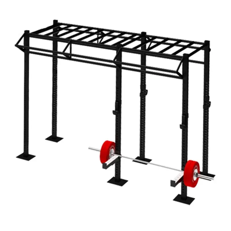 TITANIUM USA 2 CELL FREE STANDING MONKEY BAR RIG WITH 4 TRI BARS FS-MBR2C4T