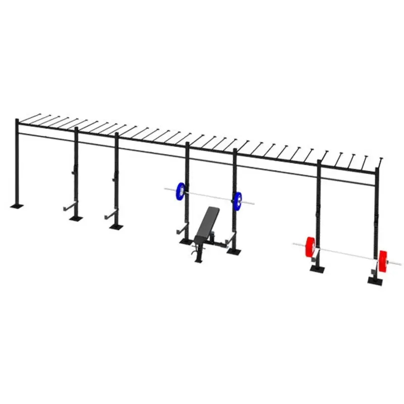 TITANIUM USA 6 CELL WALL MOUNTED MONKEY BAR RIG WM-6CMBR