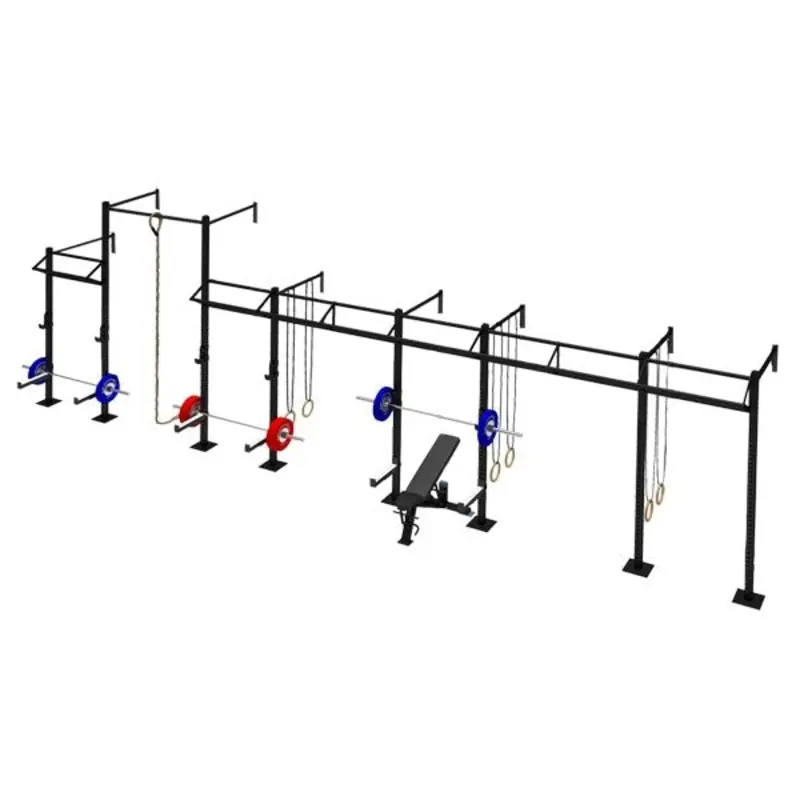 TITANIUM USA 7 CELL WALL MOUNT NARROW RIG WITH 6 TRI BARS & 1 EXTENSIONS WM-NR7C6T1E