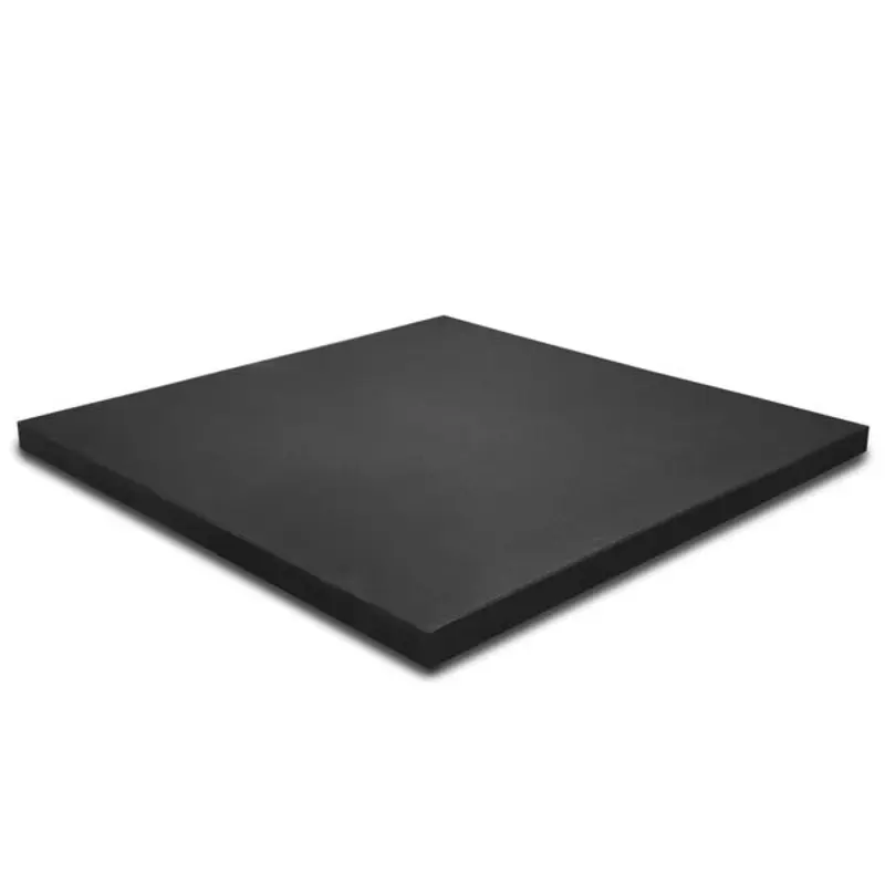 1M X 1M X 50MM THICK LIFTING PLATFORM RUBBER MAT