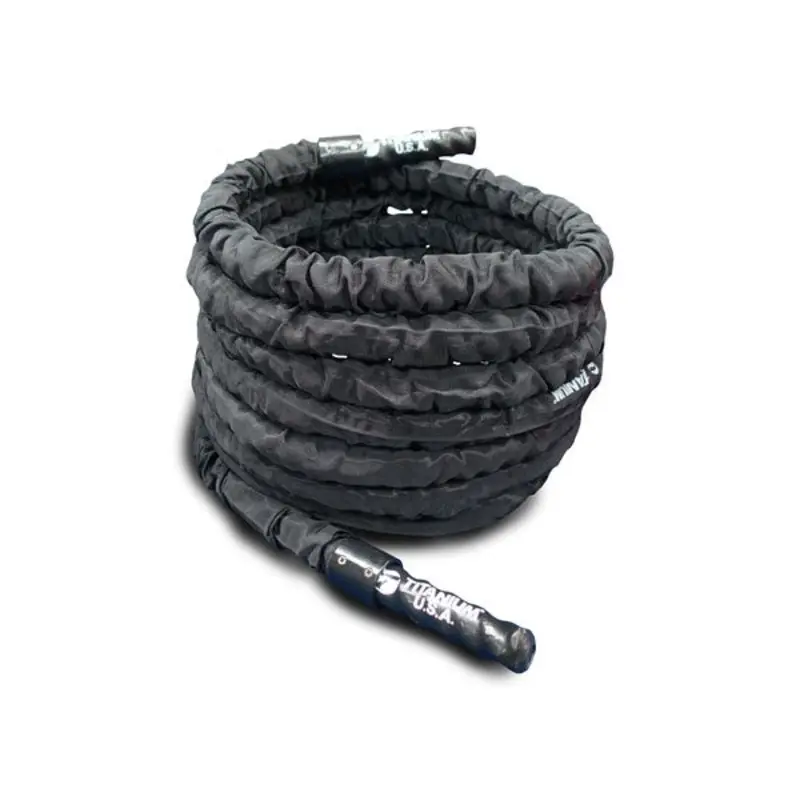 10 METRE NYLON COVERED BATTLE ROPE - 38MM THICK