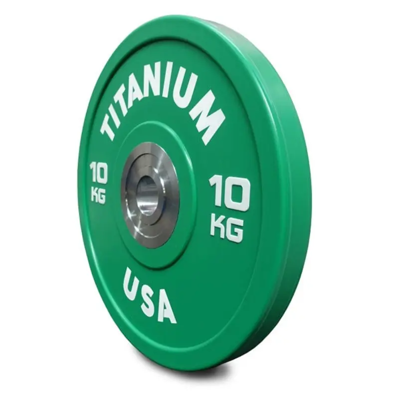 TITANIUM USA 10KG URETHANE BUMPER PLATE
