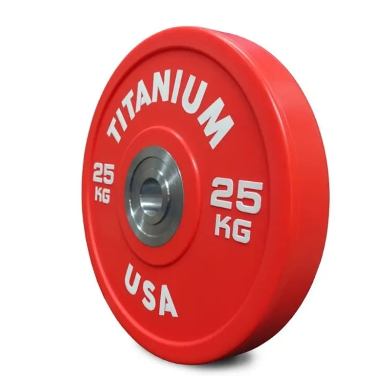 TITANIUM USA 25KG URETHANE BUMPER PLATE