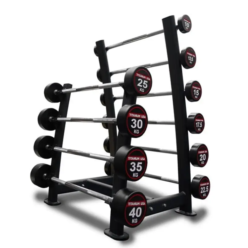 TITANIUM USA PU (POLYURETHANE) FIXED STRAIGHT BARS AND RACK PACKAGE