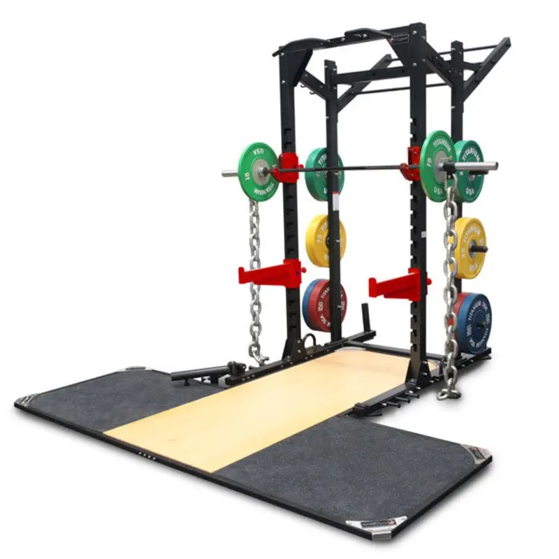 TITANIUM USA GS8 SQUAT RACK WITH LIFTING PLATFORM