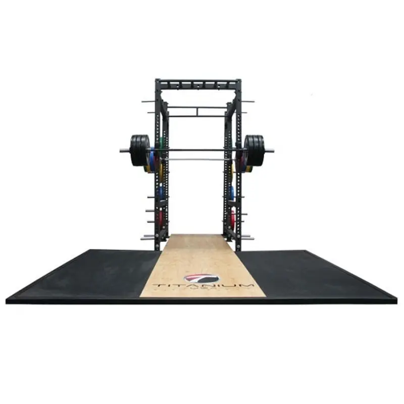 TITANIUM USA SQUAT RACK WEIGHT LIFTING PLATFORM