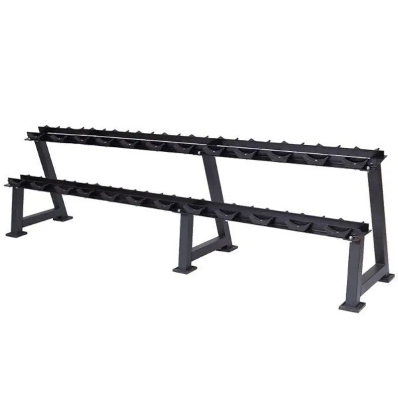 TITANIUM USA 12 PAIR ELITE SERIES PRO STYLE DUMBBELL RACK
