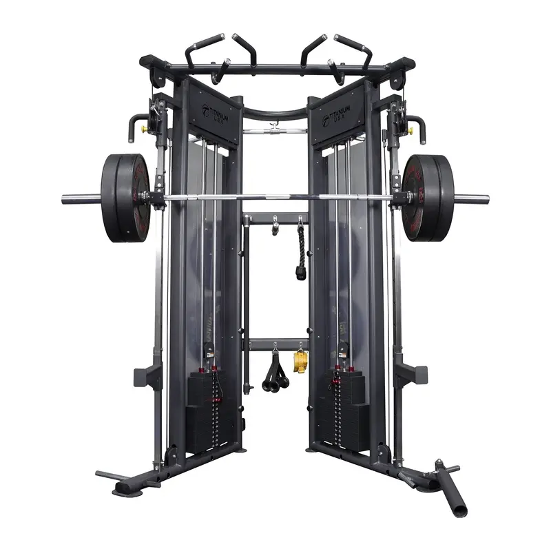 TITANIUM USA F80 COMMERCIAL FUNCTIONAL TRAINER & SQUAT RACK