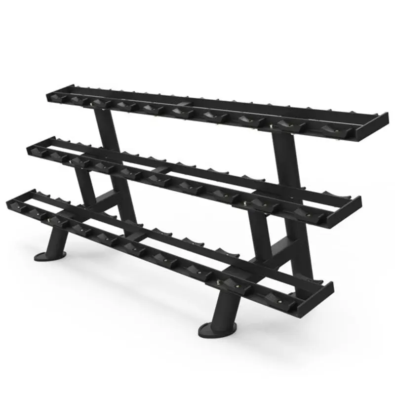 TITANIUM USA PLATINUM SERIES 3 TIER PRO STYLE DUMBBELL RACK