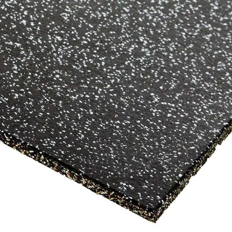 PREMIUM GRADE GREY FLECK EPDM 1M X 1M GYM FLOORING