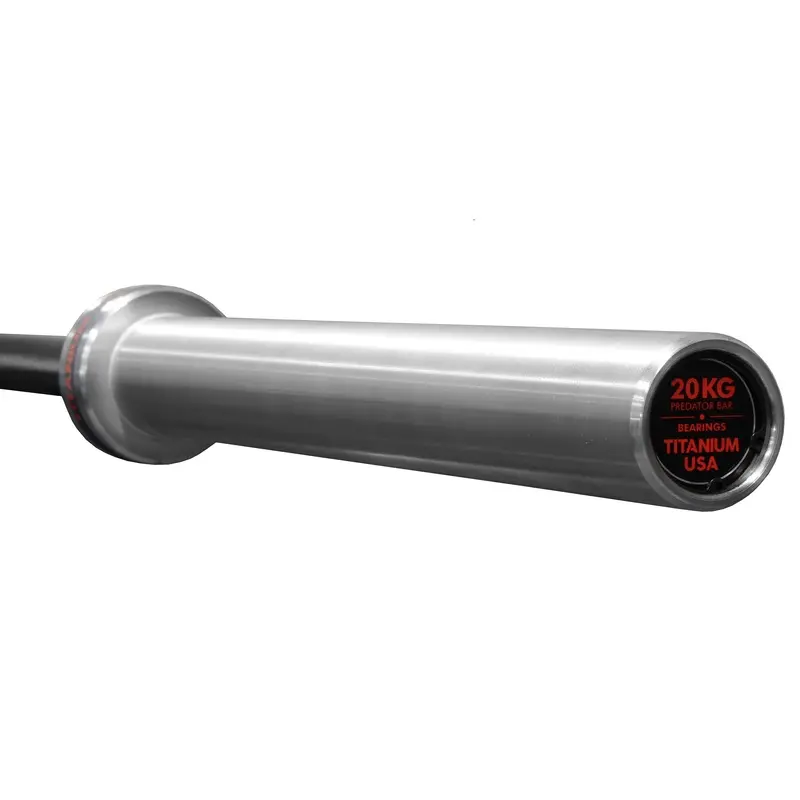 TITANIUM USA 20KG PREDATOR OLYMPIC BARBELL