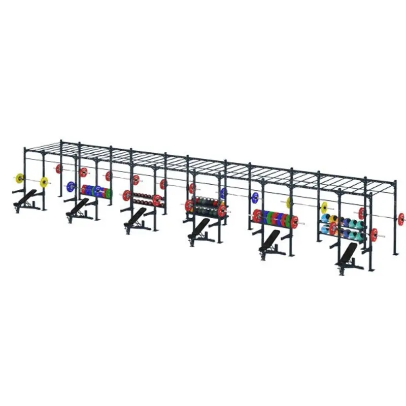 COMPETITION SERIES 11 CELL WIDE MONKEY BAR RIG WITH STORAGE CS-11CFSMBRW-ST