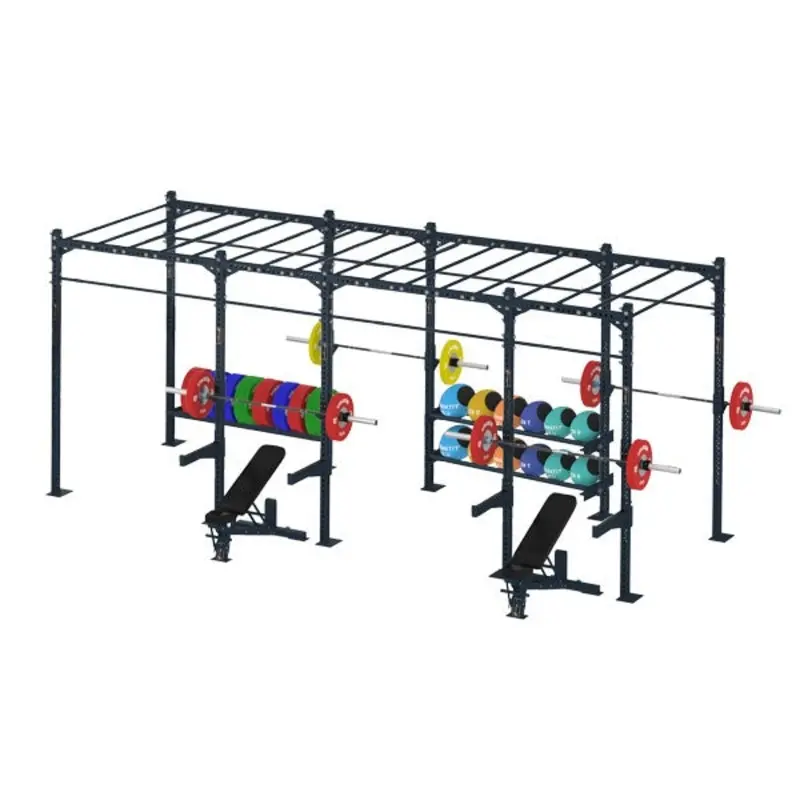 COMPETITION SERIES 4 CELL WIDE MONKEY BAR RIG WITH STORAGE CS-4CFSMBRW-ST