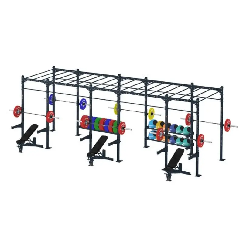 COMPETITION SERIES 5 CELL WIDE MONKEY BAR RIG WITH STORAGE CS-5CFSMBRW-ST