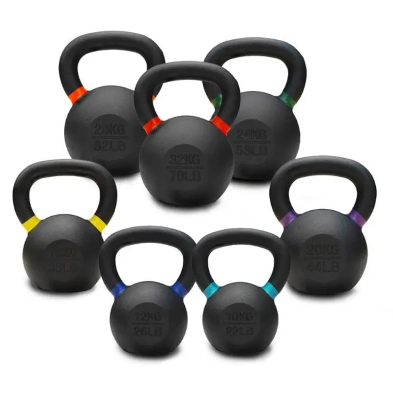 10KG TO 32KG PREMIUM POWDER COATED KETTLEBELLS SINGLE PACK