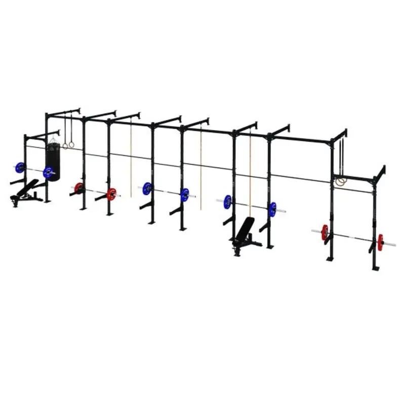 COMPETITION SERIES 9 CELL WALL MOUNTED RIG WITH 8 EXTENSIONS CS-9CWM-8E