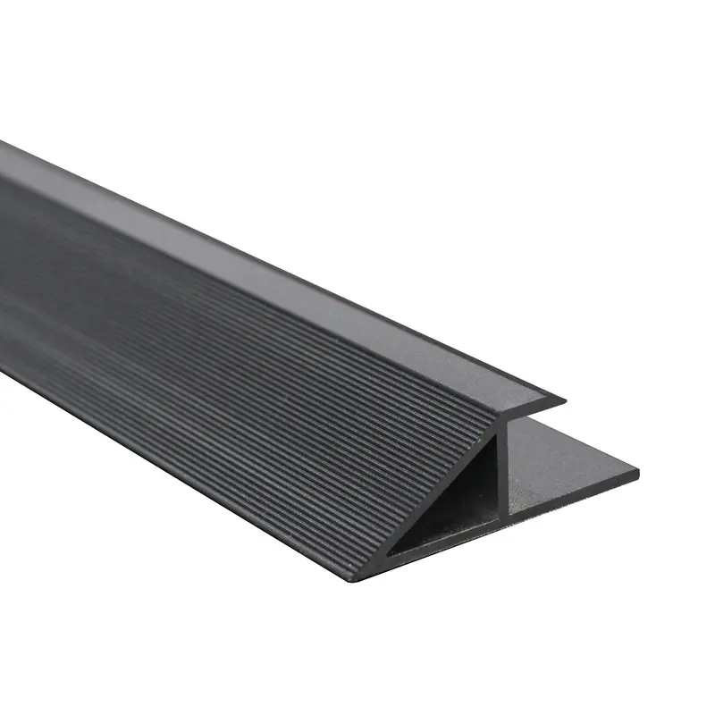 15MM ALUMINIUM GYM TILE EDGE - 2 METRES LONG