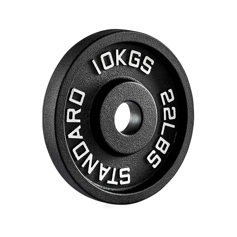 TITANIUM USA 10KG CAST IRON OLYMPIC WEIGHT PLATE