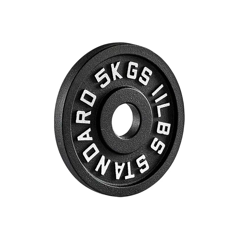 TITANIUM USA 5KG CAST IRON OLYMPIC WEIGHT PLATE