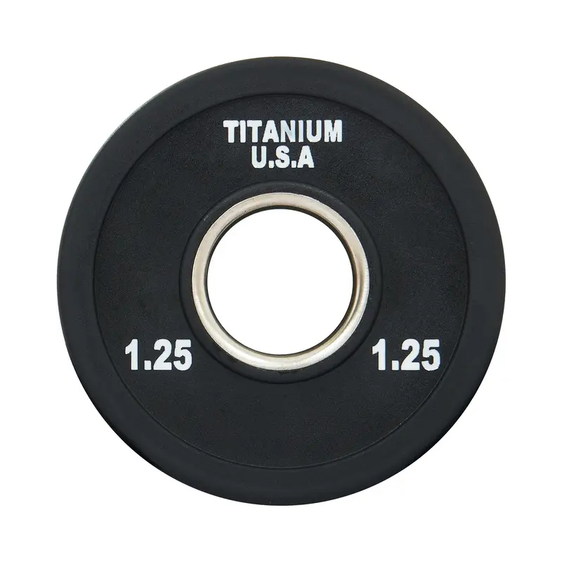 TITANIUM USA 1.25KG PU POLYURETHANE WEIGHT PLATE