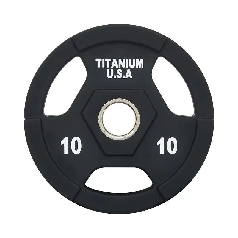 TITANIUM USA 10KG PU POLYURETHANE WEIGHT PLATE