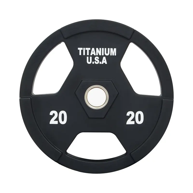 TITANIUM USA 20KG PU POLYURETHANE WEIGHT PLATE