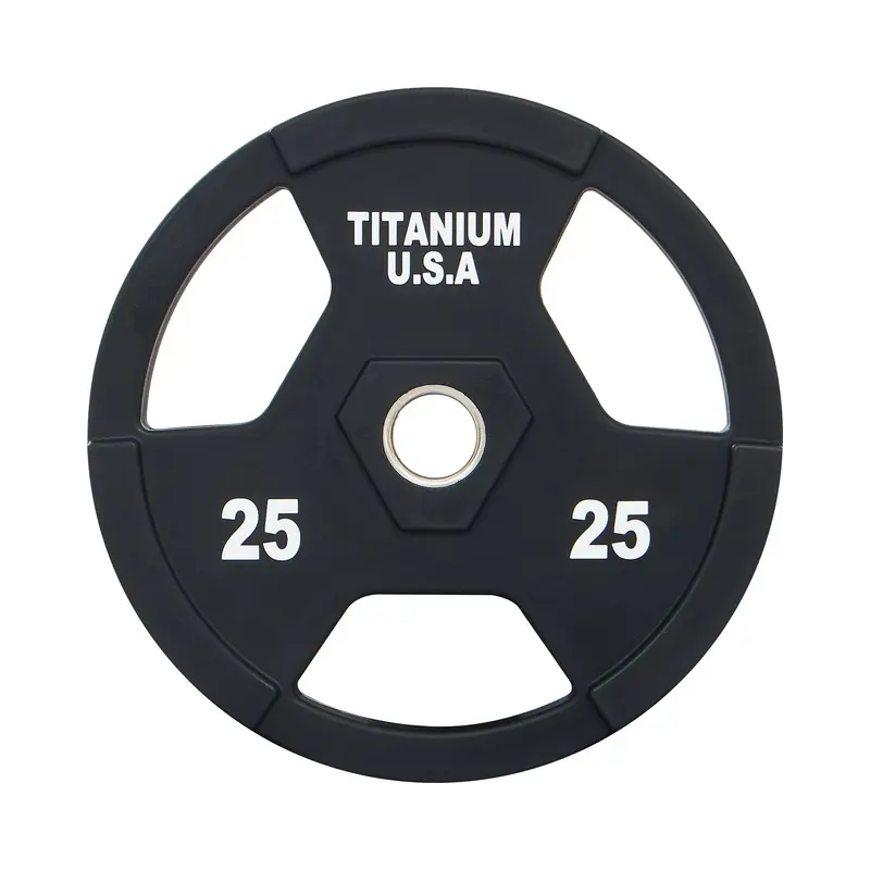 TITANIUM USA 25KG PU POLYURETHANE WEIGHT PLATE