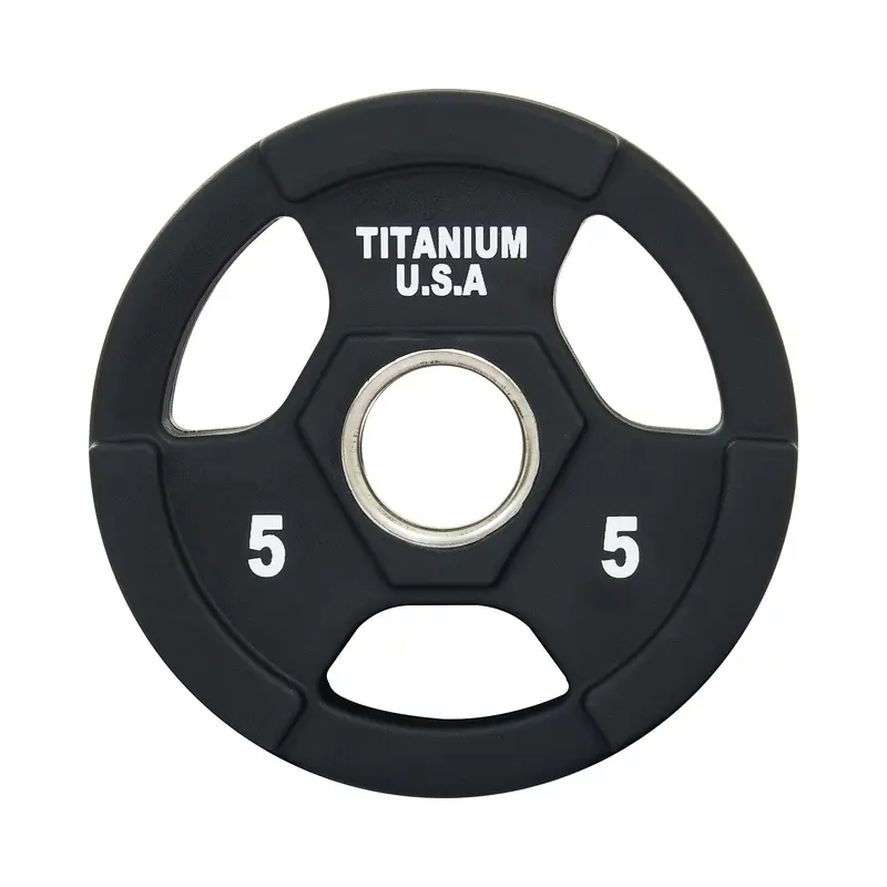 TITANIUM USA 5KG PU POLYURETHANE WEIGHT PLATE