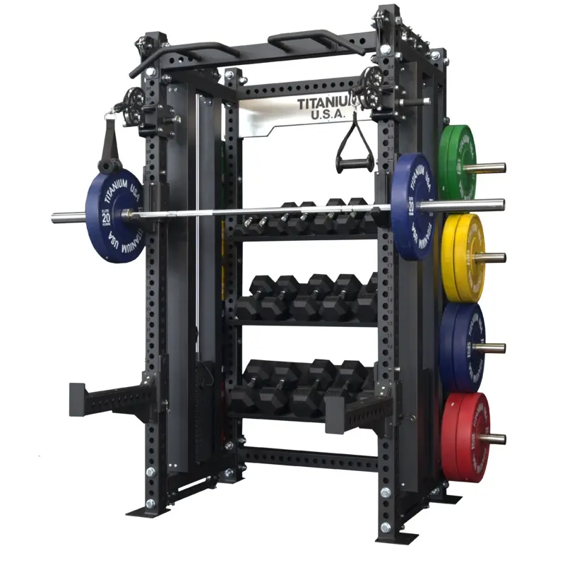 TITANIUM USA M70 MODULAR SERIES FUNCTIONAL TRAINER & SQUAT RACK