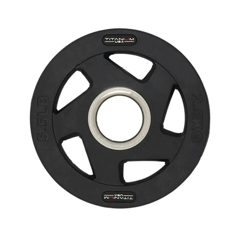 TITANIUM USA 2.5KG PREMIUM RUBBER COATED WEIGHT PLATE