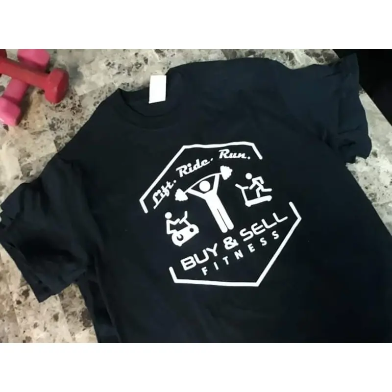 Lift Ride Run Buy & Sell Fitness T-Shirt