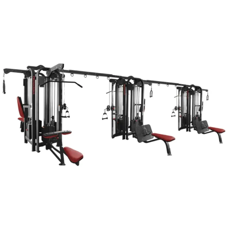 Promaxima Jungle Gym CM-912 3-Towers 12-Weight Stacks Straight Unit