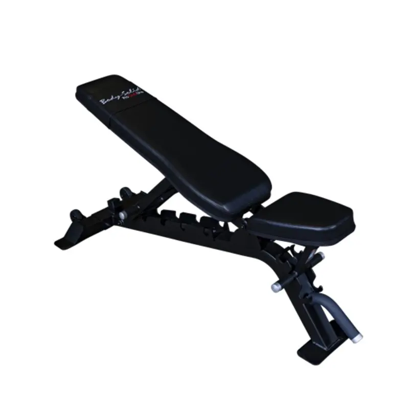 Body Solid Adjustable Bench - Flat / Incline / Decline - Commercial Rated - New