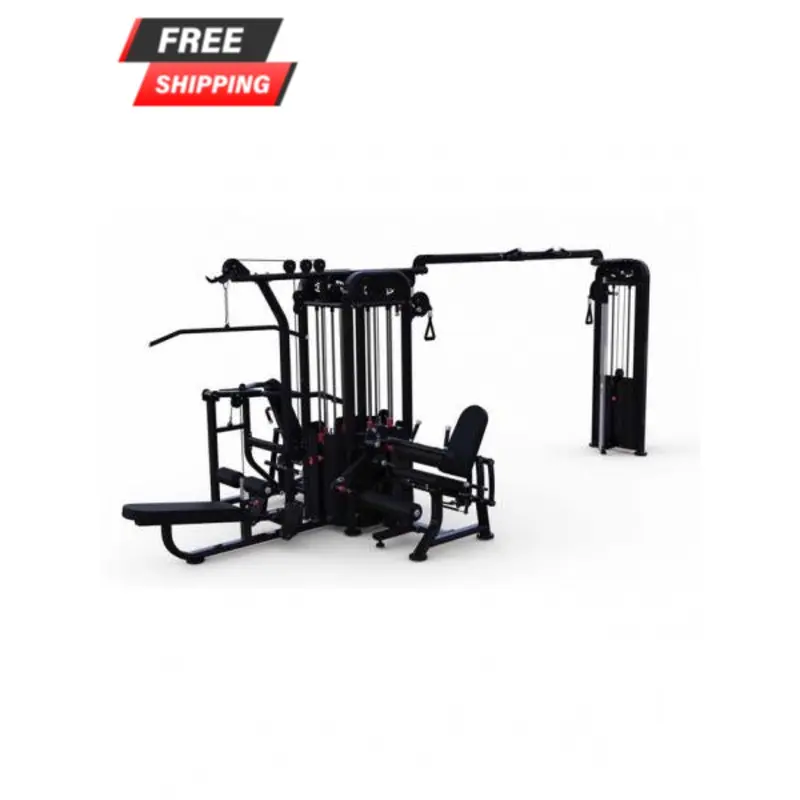 MDF Multi Series Compact 5 Stack Multi Gym Black Frame 104 Beam with Pull Up Bars