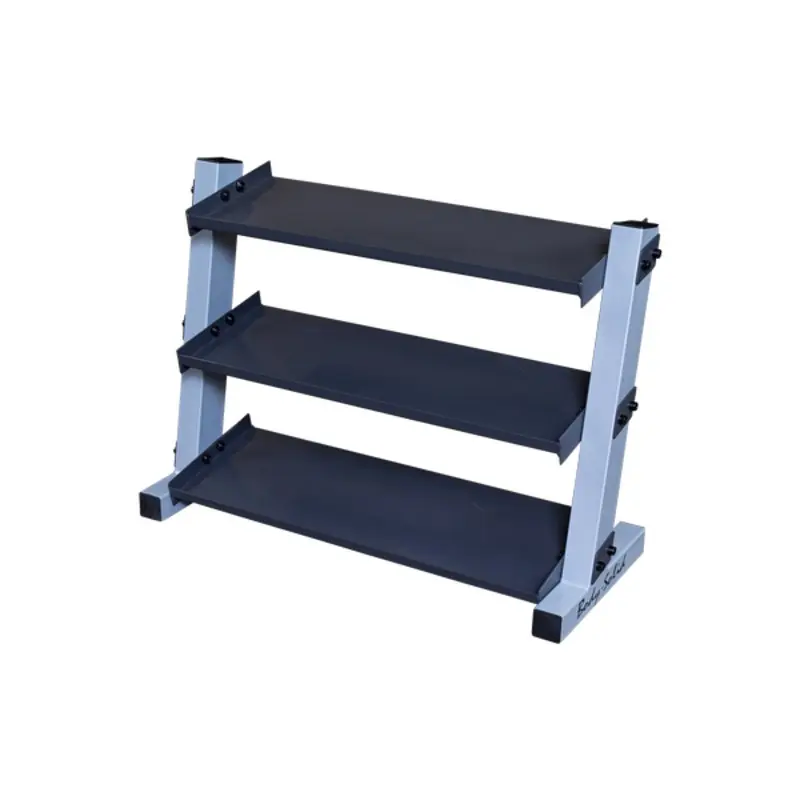 Body Solid 3-Tier Vinyl / Neoprene Dumbbell Rack