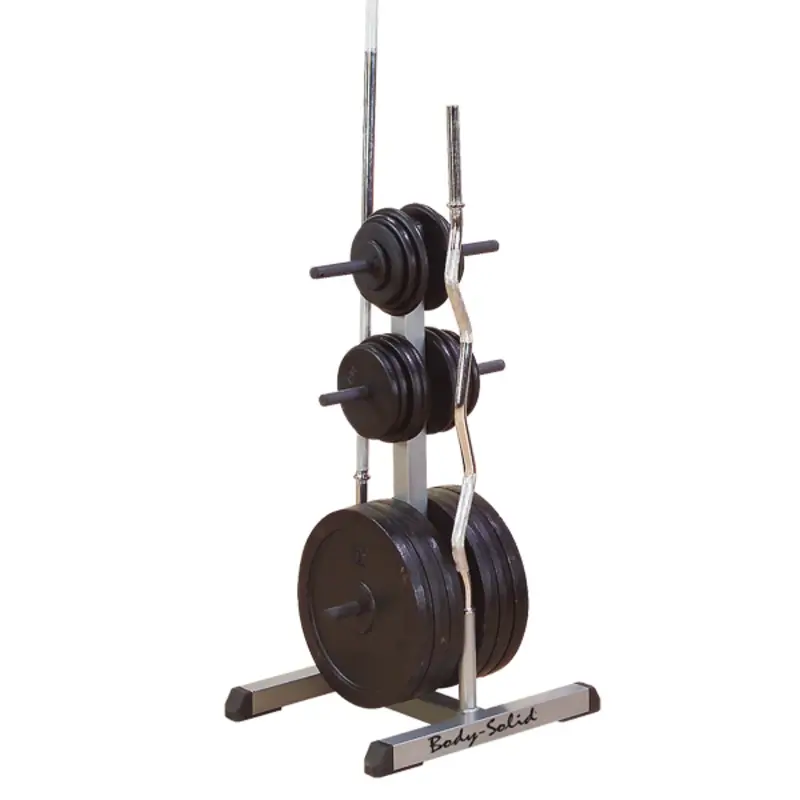 Body Solid Standard Plate Tree & Bar Holder