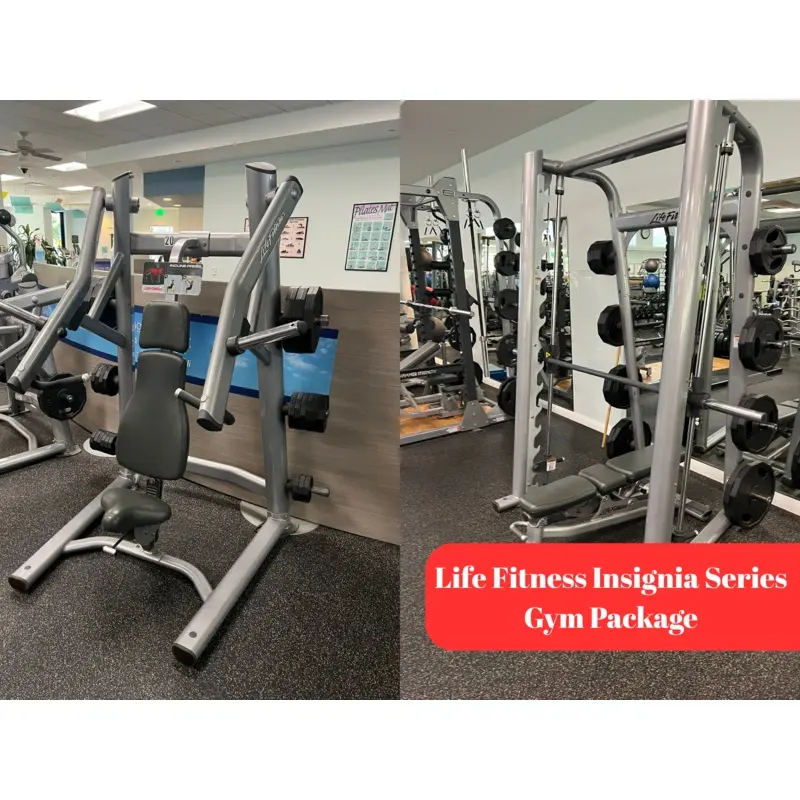 Life Fitness Insignia Series + Signature Series Gym Package W/ Cardio