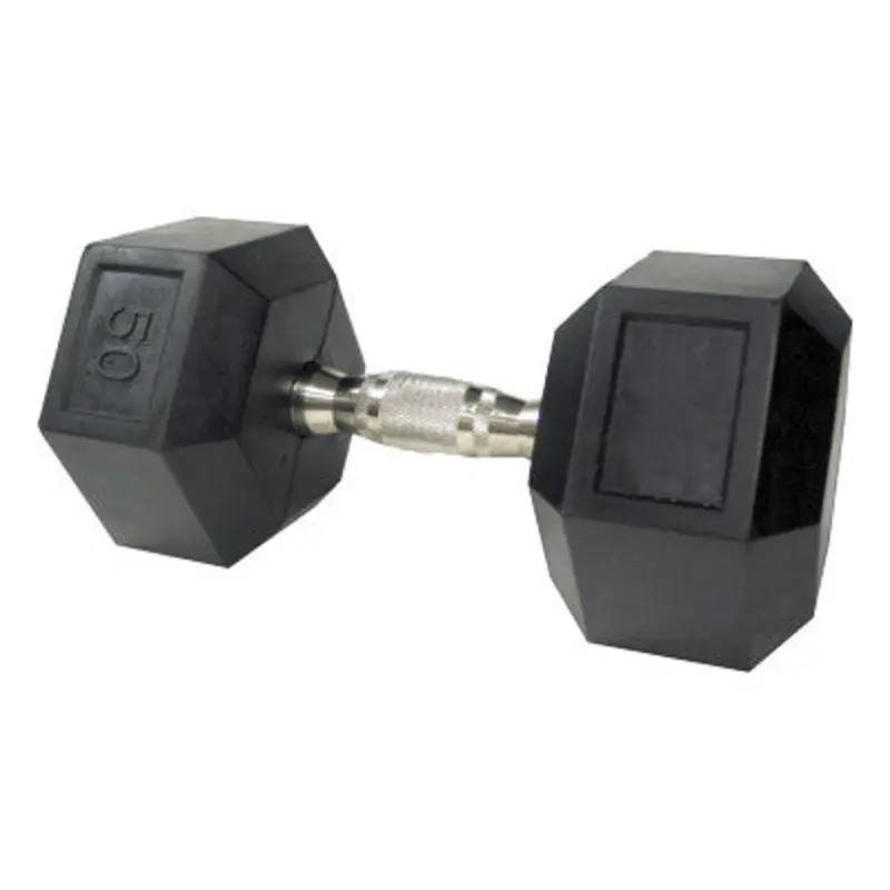 Rubber-Encased Dumbbells