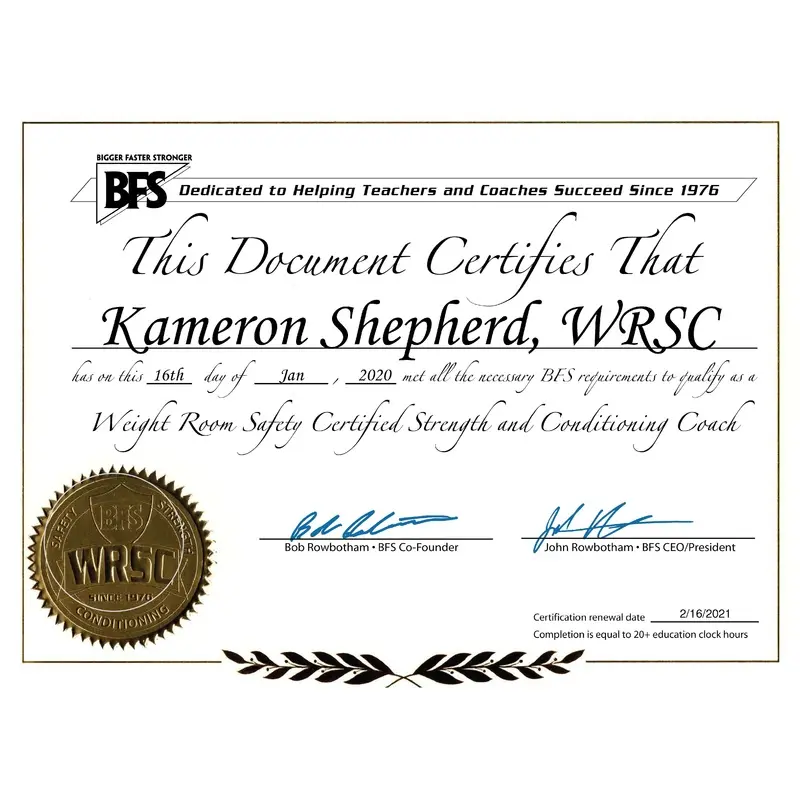 WRSC Renewal