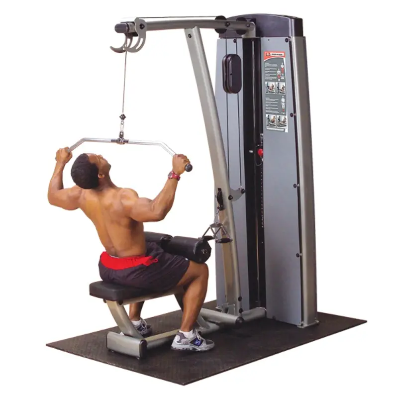 Body-Solid - DUAL LAT/ROW-MACHINE, FREESTANDING 210LB STACK
