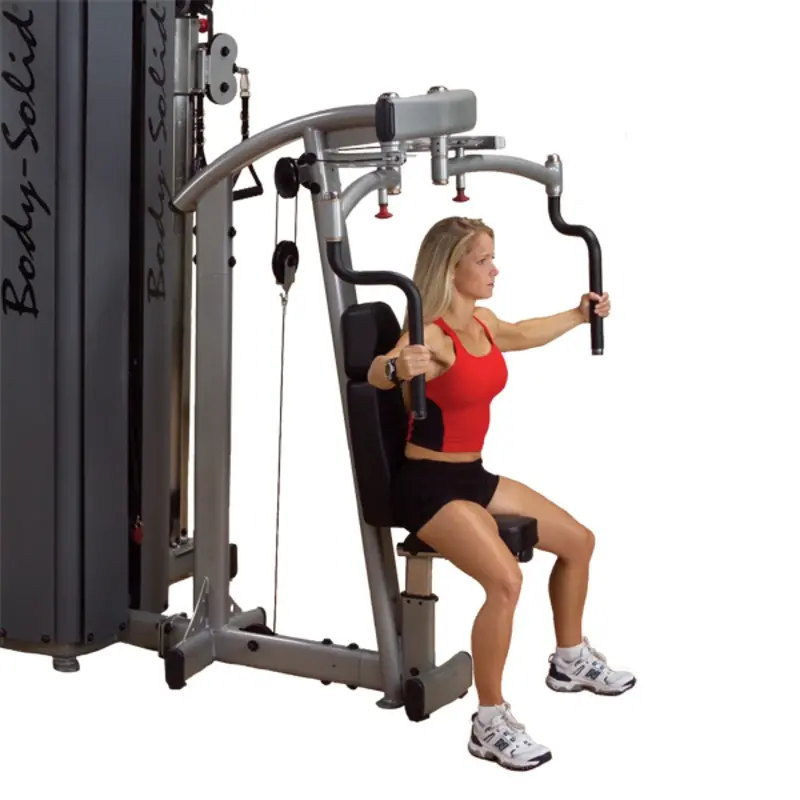 Body-Solid - DUAL PEC/FLY-STATION, DGYM 210LB STACK