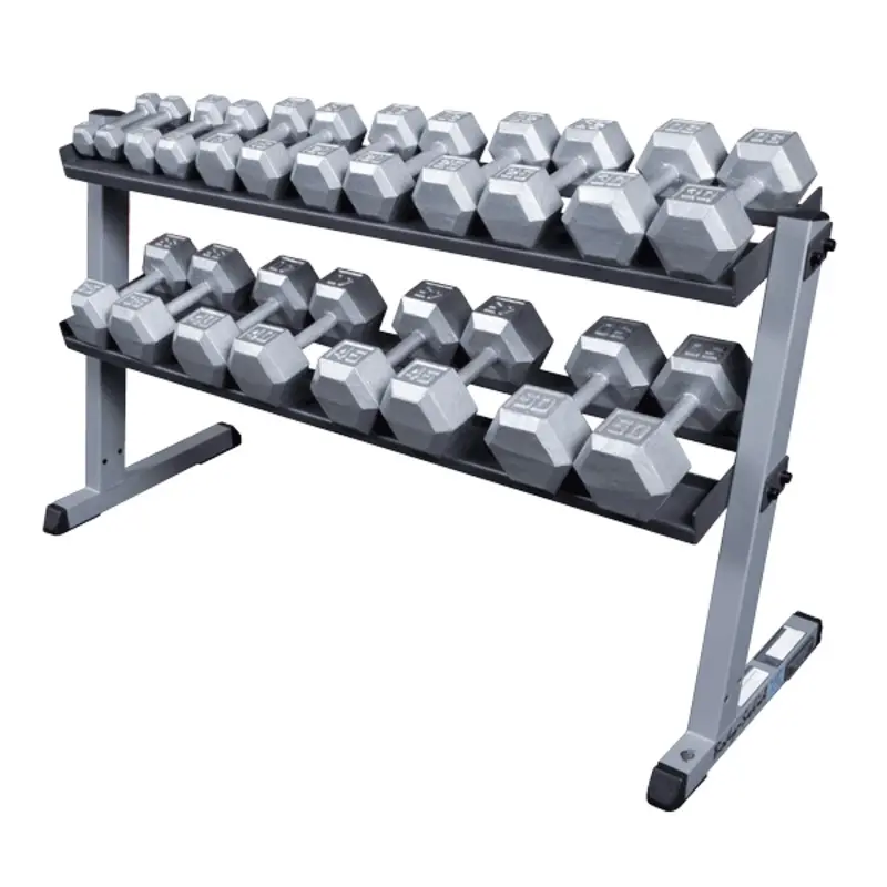 Body-Solid - 2 Tier Horizontal Dumbell Rack