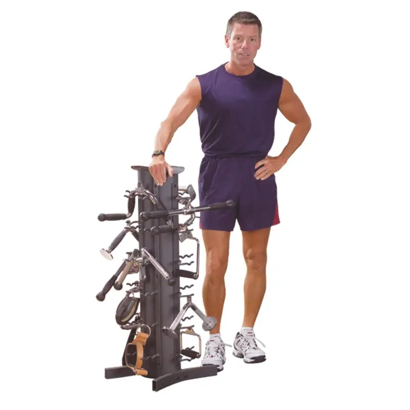 Body-Solid - Solid Accessory Stand & Accessory Package