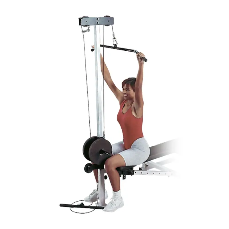 Body-Solid - Lat Pull Down/Seated Row Attachment for Benches