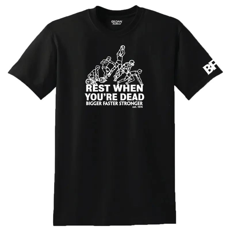 Old School T-Shirt - Rest When You're Dead